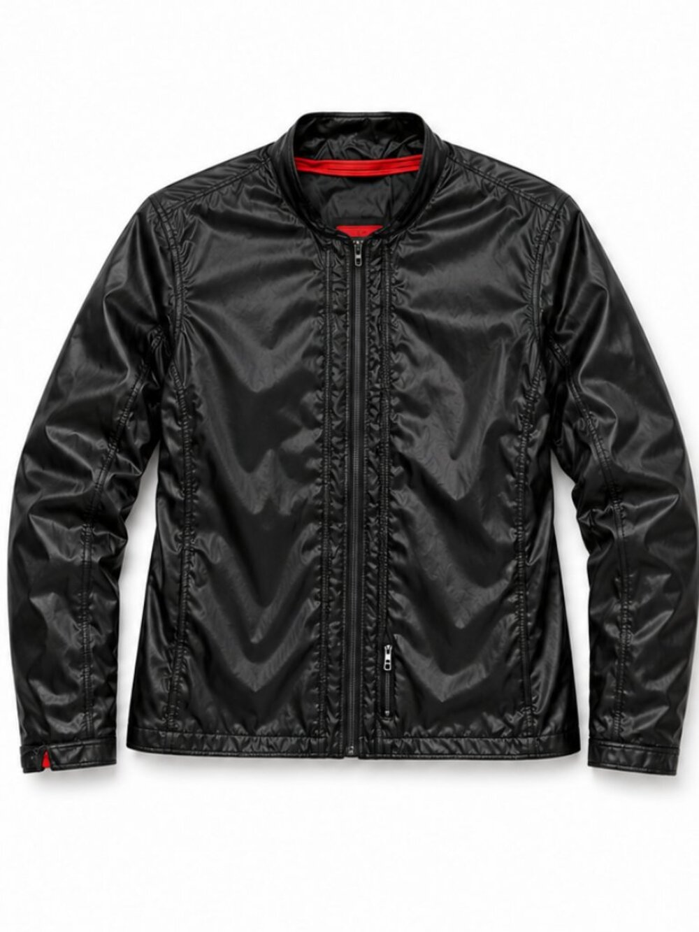 Sedici Motorcycle Jacket Women’s XL Black Lightweight Moto Quilted Lining EUC